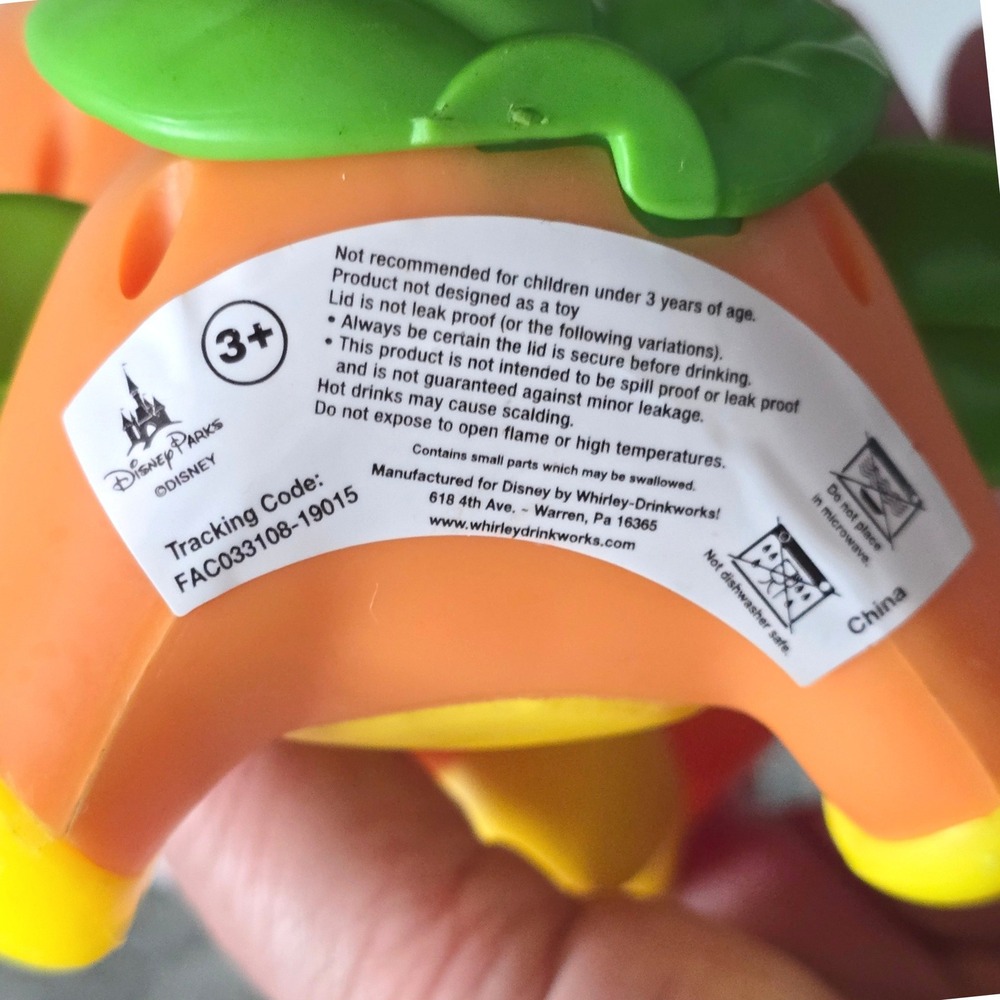 Disney Parks Orange Bird Souvenir Sipper Cup Epcot Flower & Garden Festival 2019 - Picture 4 of 7